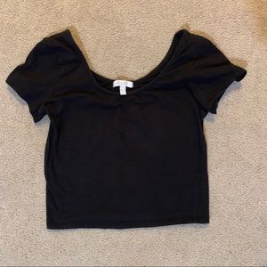 Black Crop Top